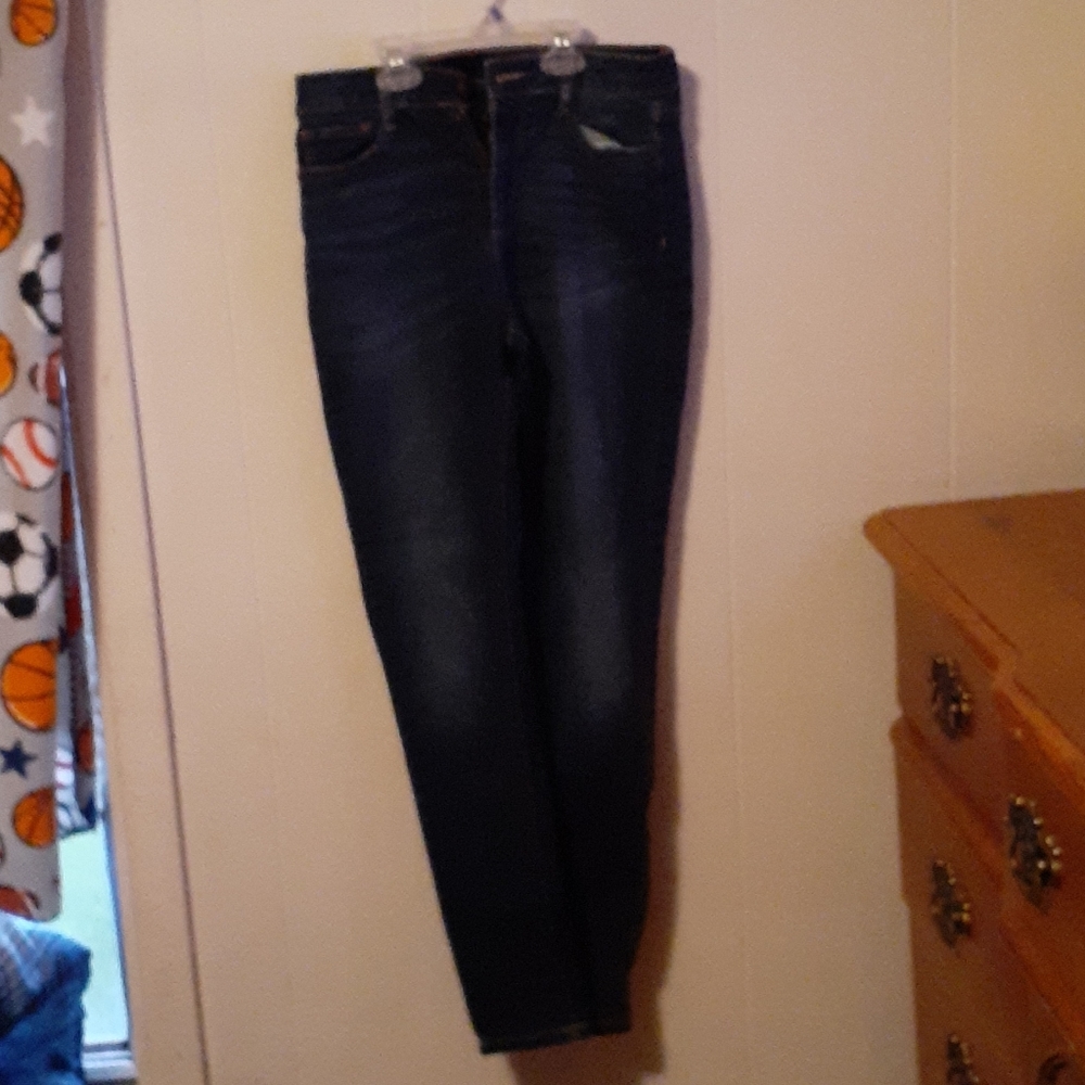 Dark blue skinny jeans